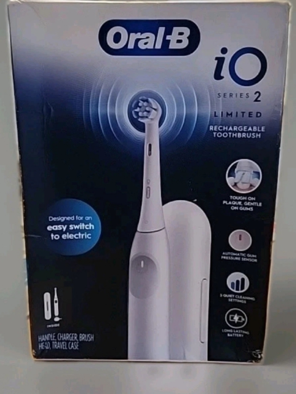 Oral-B iO Series 5 Rechargeable Electric Toothbrush Black New Open Box